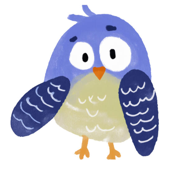 Logo Fabify Creations, Bert the Bird